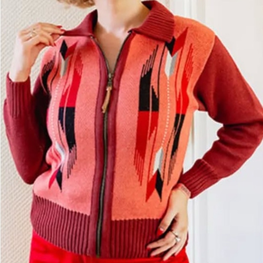 Ozone Clothing 1940’s/1950’s Santa Fe Chimayo Zipper